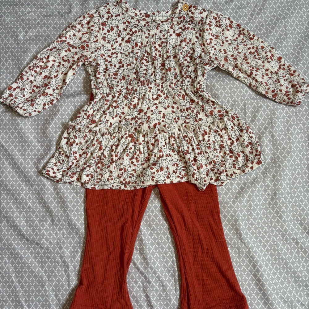 Girls Long Sleeve Fall Outfit - 18 Months - Rachel Zoe